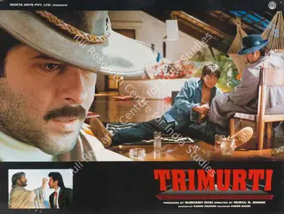 Ashok Mehta (Cinematographer), Trimurti, 1995, Lobby Card