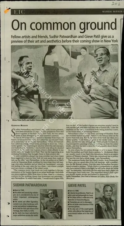 Georgina L. Maddox (Reporter), On Common Ground, 2008, Newspaper Clipping