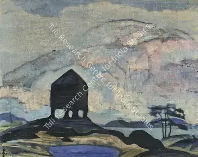 Roerich, Nicholas (Artist). The Hut, n.d. | Painting, AG.Onl/30.04.23, 2023 · Asta Guru