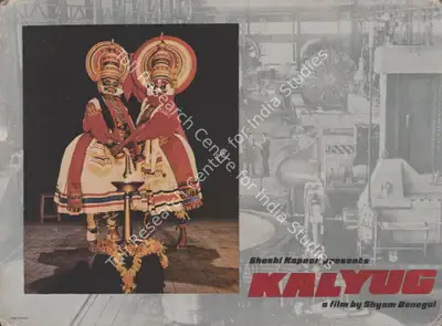 Govind Nihalani (Cinematographer), Kalyug, 1980, Photographic Still Mounted on Lobby Card