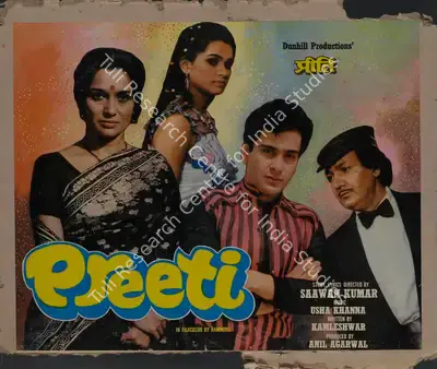 Anil Agarwal (Producer), Preeti, 1986, Lobby Card