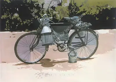 Gupta, Subodh (Artist). One Bicycle, 2003 | Painting, Sa.Onl/02.12.04, 2003