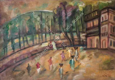 N.S. Bendre (Artist), Kashmir Series, 1941, Painting