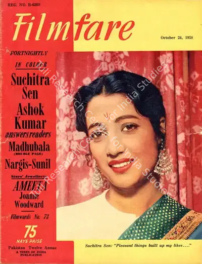C.R. Mandy (Editor), Filmfare, 1958, Magazine