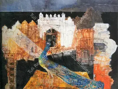 Ray, Shyamal Dutta (Artist). Untitled, 1978 | Painting, So.NeY/18.09.08, 2008 · Sotheby's