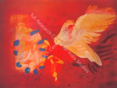 Rekha Rao (Artist), Kite Season, Painting