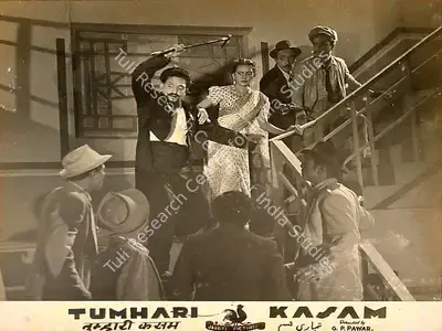 G.P. Pawar (Director), Tumhari Kasam, 1948, Lobby Card