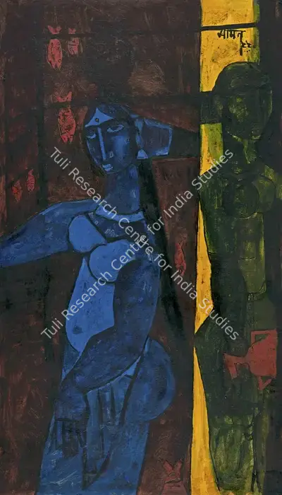 Samant, Mohan (Artist). Untitled, n.d. | Painting, Pu.Mum/25.09.25, 2025 · Pundole