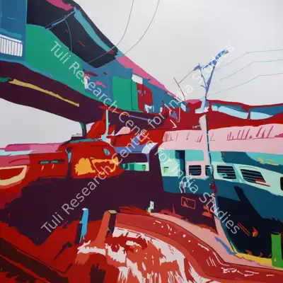 George Martin (Artist), Under The Flyover And Other Stories, 2006, Painting