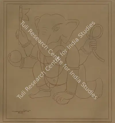 Lalu Prasad Shaw (Artist), Untitled, 2011, Drawing