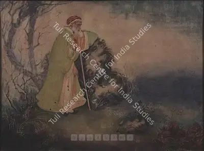 D.P. Roy Chowdhury (Artist), An Old Man, 1925, Painting