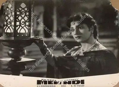 A.A. Nadiadwala (Producer), Mehndi, 1958, Lobby Card