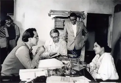 Nemai Ghosh (Still Photographer), Ganashatru, 1990, Working Still