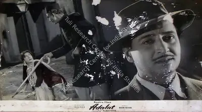 H.S. Kwatra (Cinematographer), Adalat, 1958, Lobby Card