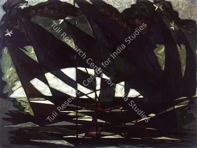 Jehangir Sabavala (Artist), Of Ships and Stars, 1960, Painting