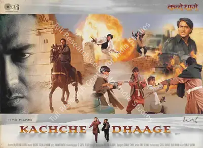 Kumar S. Taurani (Producer), Kachche Dhaage, 1999, Lobby Card