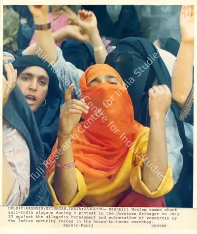 Meraj (Photographer), Del01C: Kashmir: Srinagar, India: 23July90, 1990, Contemporary Photograph
