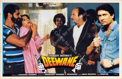 Inderjeet Sharma (Producer), Deewane, 1991, Lobby Card