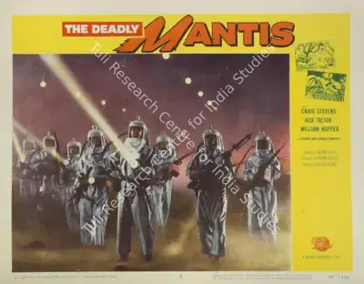 Ellis W. Carter (Cinematographer), The Deadly Mantis, 1957, Lobby Card
