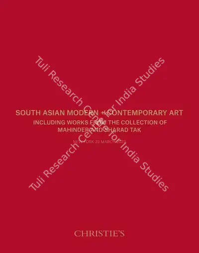 Christie's (Auction House), South Asian Modern and Contemporary Art, 2022, Auction Catalogue
