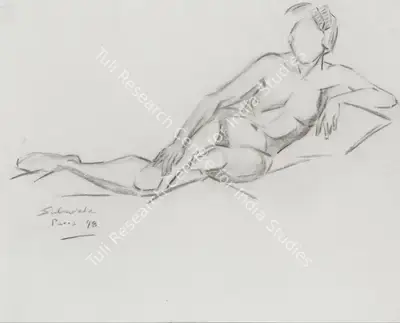 Jehangir Sabavala (Artist), Untitled, 1948, Painting