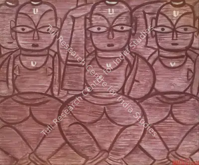 Jamini Roy (Artist), Untitled, 1940, Painting
