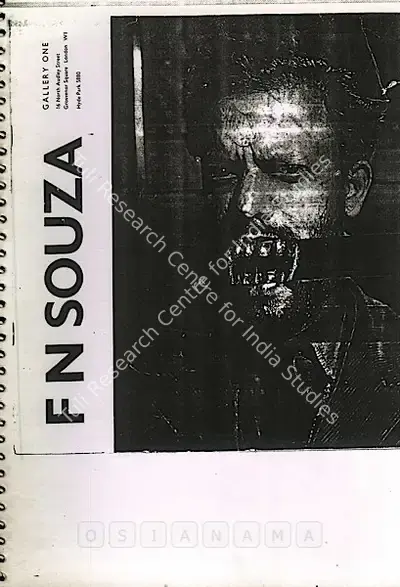 F.N. Souza (Artist), F. N. Souza, 1962, Solo Exhibition Catalogue