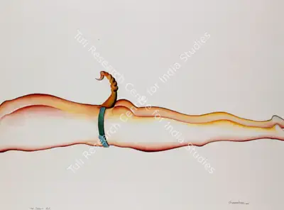 Surendran Nair (Artist), The Scorpio Act, 1999, Painting