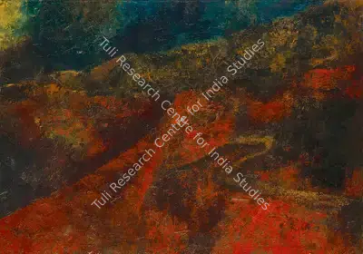 Akbar Padamsee (Artist), Landscape, 1963, Painting