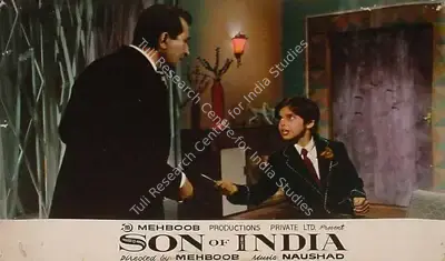 Mehboob (Producer), Son Of India, 1962, Lobby Card