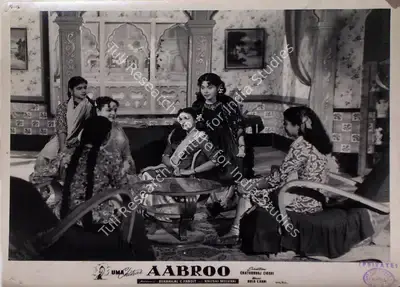 Khushi Mulvani (Producer), Aabroo, 1956, Lobby Card