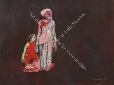 Ganesh Pyne (Artist), Untitled, 1961, Painting