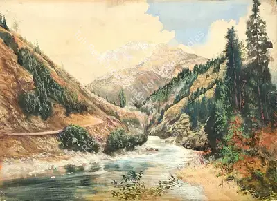 Abalal Rahiman (Artist), Landscape, Painting