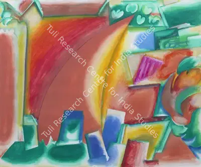 G.M. Sheikh (Artist), Untitled, 1994, Painting