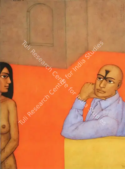 Shanti Panchal (Artist), The Gaze, 2006, Painting