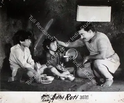 Vallabh Chokshi (Producer), Adhi Roti, 1957, Lobby Card