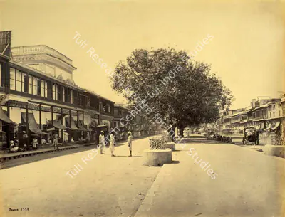 Samuel Bourne (Photographer), Chandni Chowk, Delhi, 1865, Antiquarian Photograph