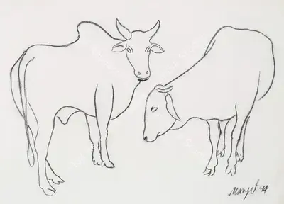 Manjit Bawa (Artist), Untitled, 1994, Drawing