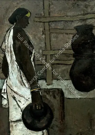 B. Prabha (Artist), Untitled, 1960, Painting