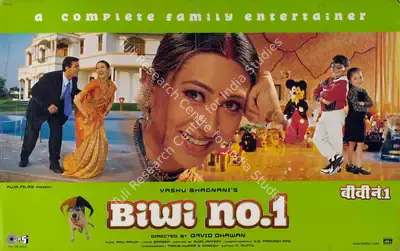 K. S. Prakash Rao (Cinematographer), Biwi No 1, 1999, Lobby Card