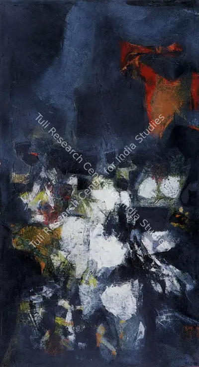 Raza, S.H. (Artist). L'orange. Oil on canvas, 1964 | Painting | FineArts | 00371294