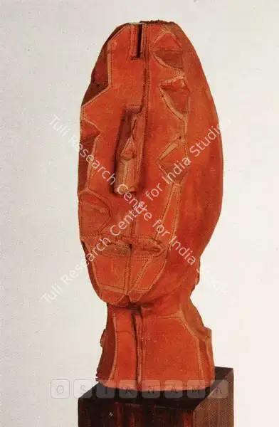 Himmat Shah (Artist), Terracotta Head, 1997, Sculpture