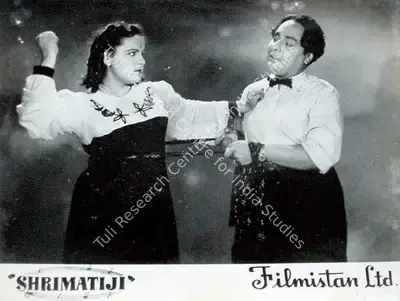 I.S. Johar (Director), Shrimatiji, 1952, Lobby Card