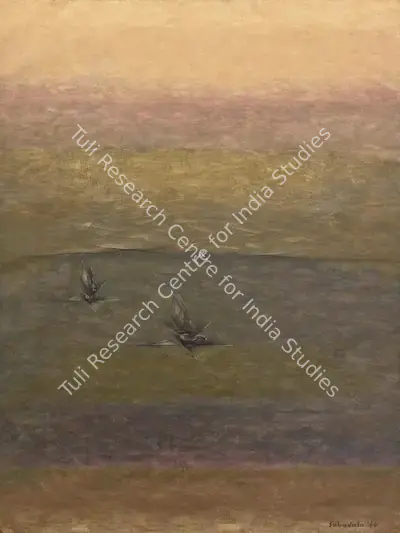 Jehangir Sabavala (Artist), In the Ambush of a Calm, 1966, Painting