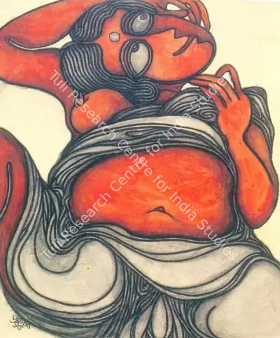 Prokash Karmakar (Artist), Untitled, 1996, Painting