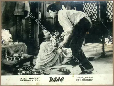 V. Babasaheb (Cinematographer), Daag, 1952, Lobby Card