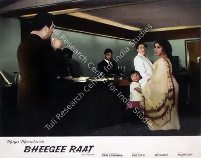 Apurba Bhattacharjee (Cinematographer), Bheegee Raat, 1965, Lobby Card