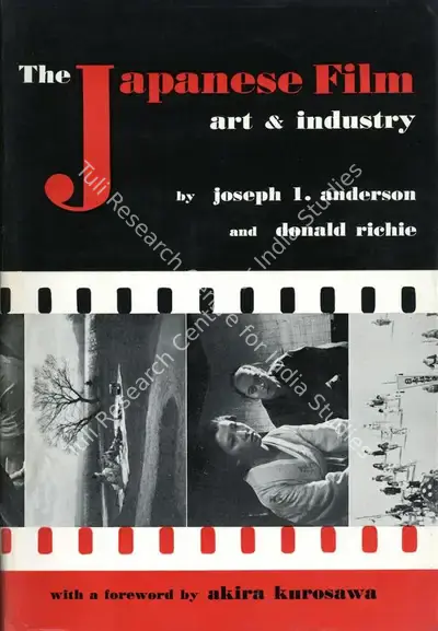 Joseph I. Anderson (Author), The Japanese Film, 1959, Authored Book