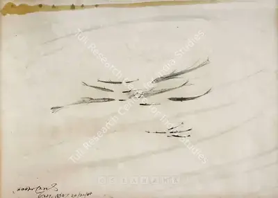 Gopal Ghose (Artist), Fish, 1945, Painting