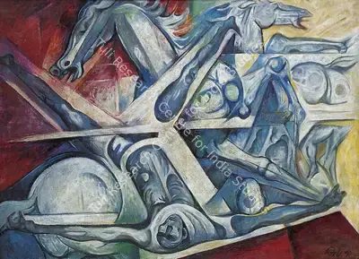 Bijon Choudhury (Artist), Untitled, 1975, Painting